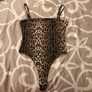 Cheetah print bodysuit